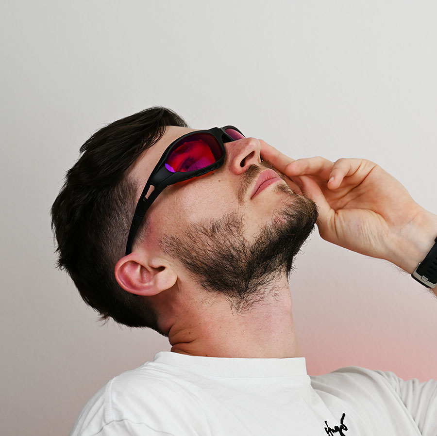 Ochelari stilizați împotriva luminii albastre